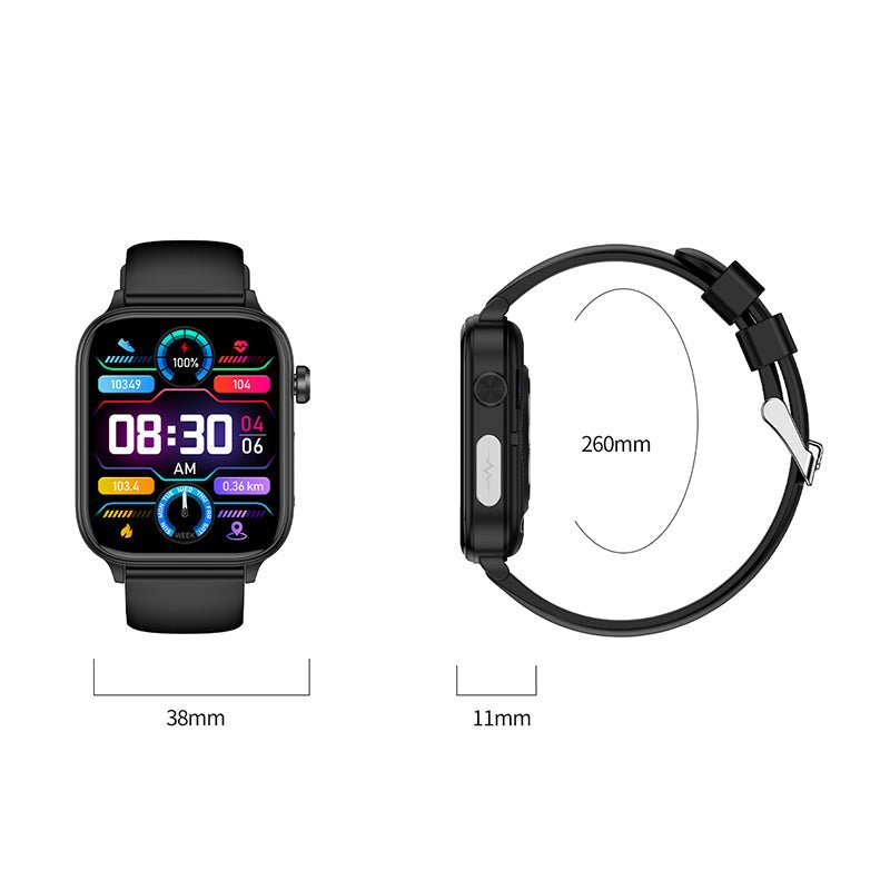 ViQ70 Professionele Smartwatch – ECG, Non-Invasieve Bloedsuikermeting en Gezondheidsbelfunctie