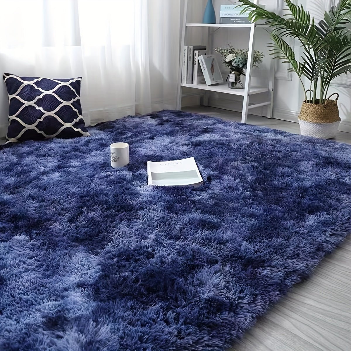 VelvetDream™ Luxe Shaggy Vloerkleed – Zacht & Antislip – Perfect voor Woonkamer & Slaapkamer