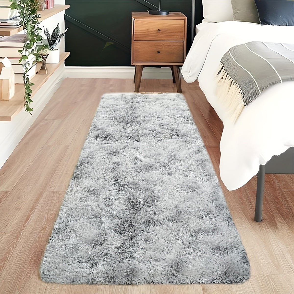 VelvetLux™ Zacht Shaggy Vloerkleed – Wasbaar, Antislip & Fluffy – Ideaal voor Woonkamer & Slaapkamer