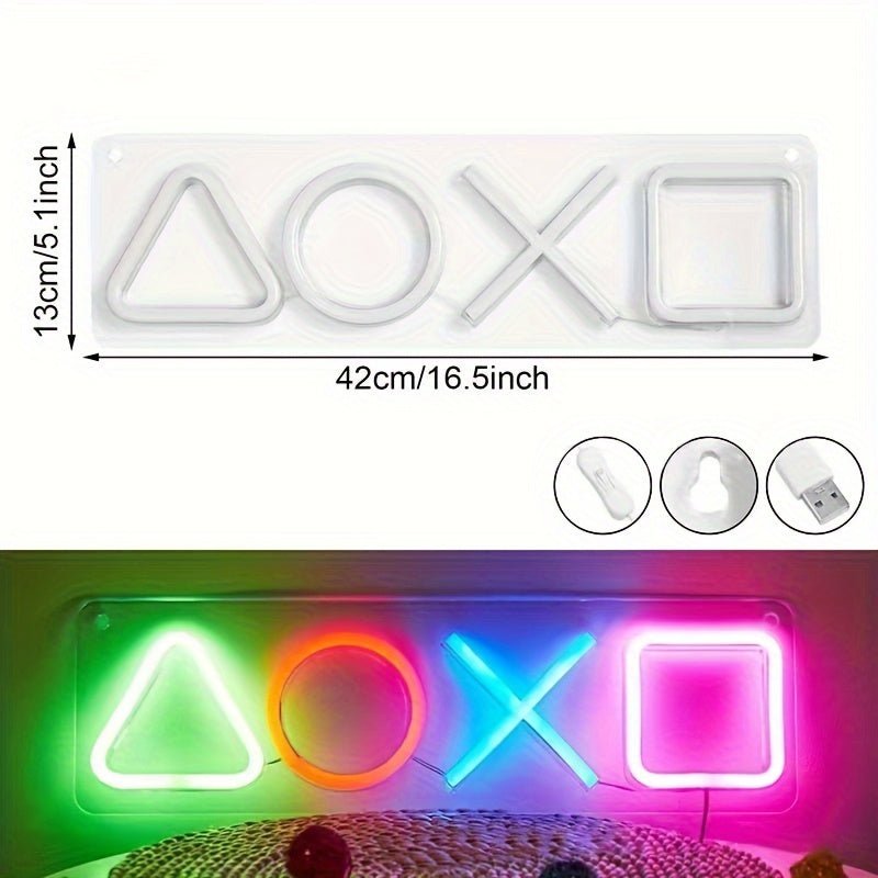 GameNeon™ LED Neon Verlichting - Stijlvolle Gaming Decoratie voor Slaapkamer & Gamekamer