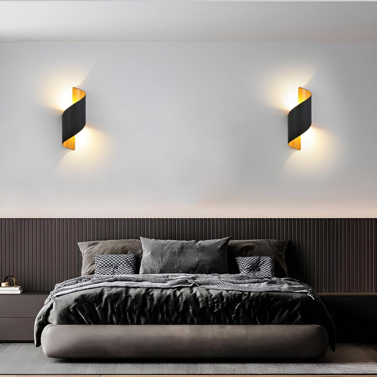 Moderne LED Wandlamp Spiraalvorm - Unieke Sfeerverlichting Voor Binnen En Buiten