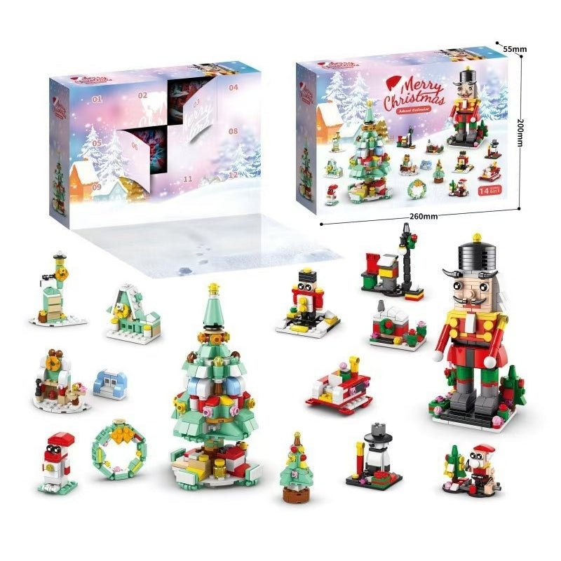 BuildJoy™ Adventskalender Bouwset | 24 Verrassingen voor de Feestdagen