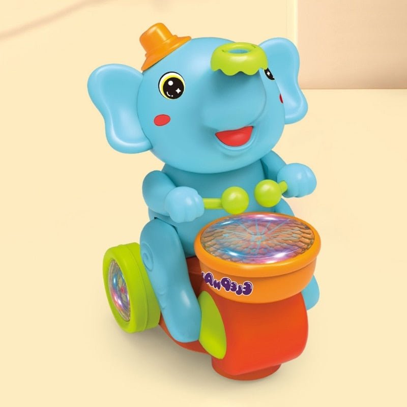 TrombaPals™ – Educatieve Olifant Trommel voor Baby’s – Muziekplezier en Leren