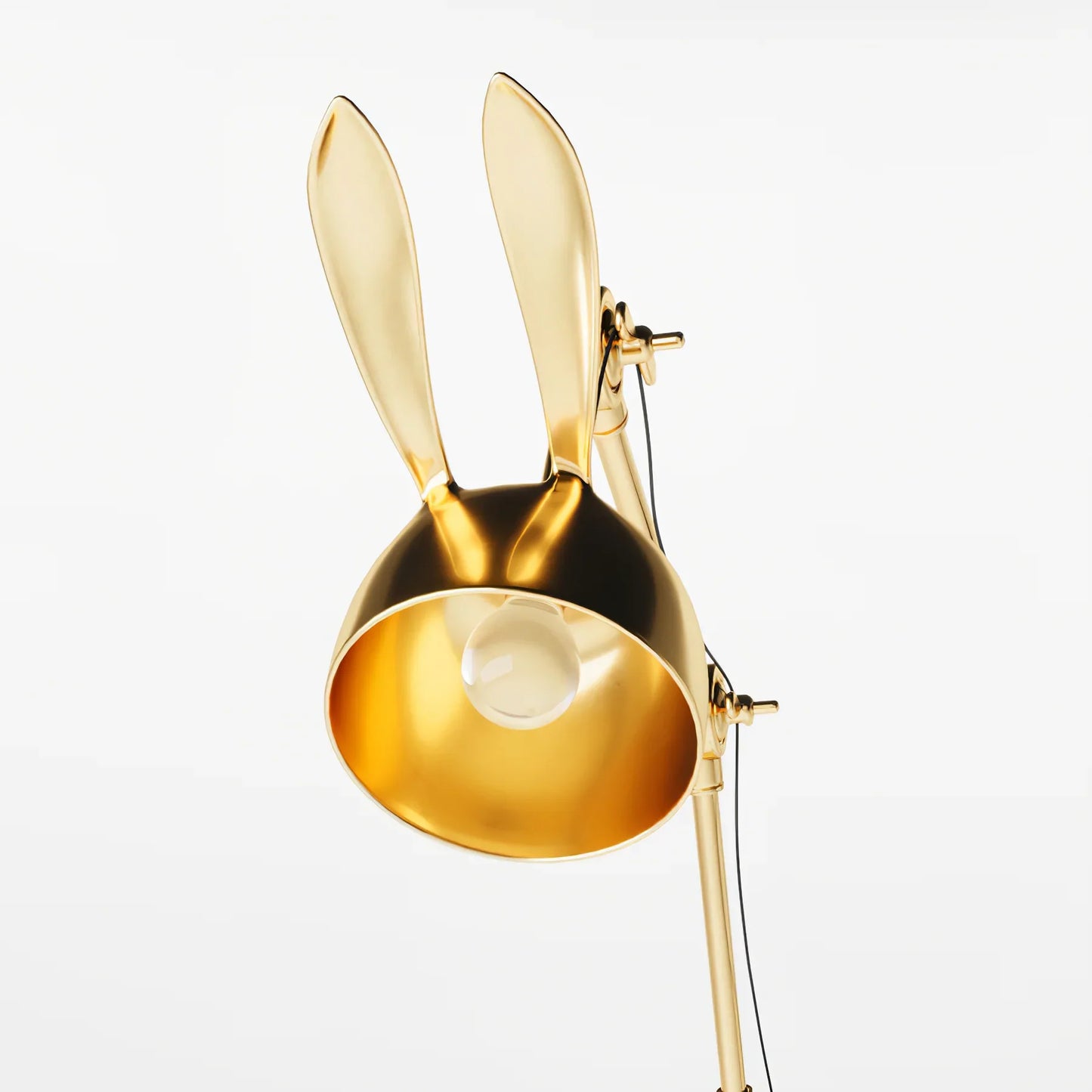 Bunny Oortjes Vloerlamp - Gouden Speelse Designlamp voor Woonkamer en Slaapkamer