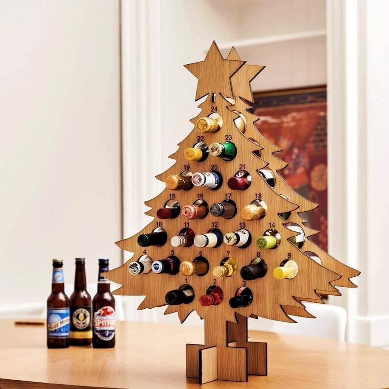 Drank Adventskalender Kerstboom voor Volwassenen