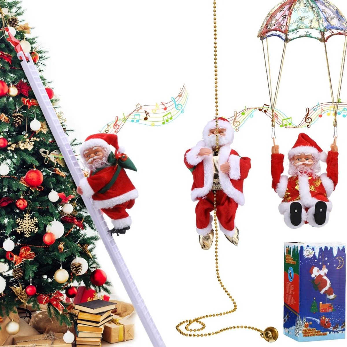 ClimbSanta™ Klimmende Kerstman | Magische Decoratie voor de Feestdagen