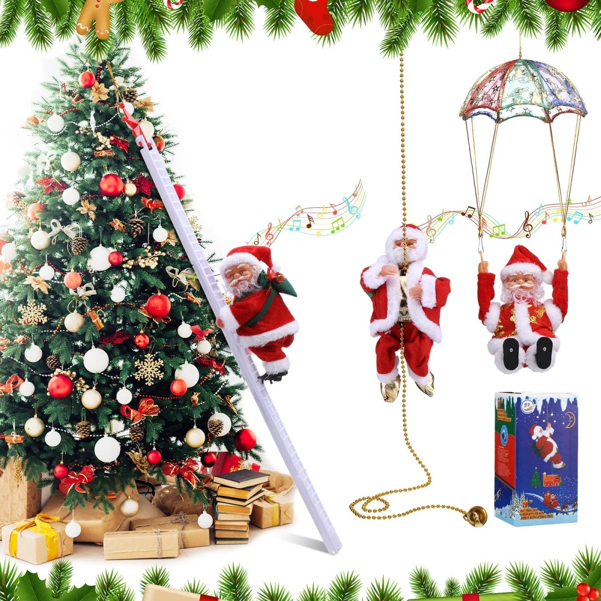 ClimbSanta™ Klimmende Kerstman | Magische Decoratie voor de Feestdagen