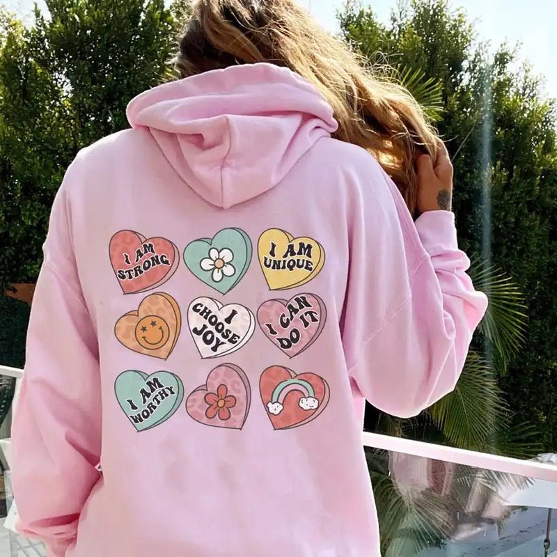 SoulCozy Motivatie Hoodie - Dagelijkse Affirmaties Trui voor Positieve Energie en Comfort