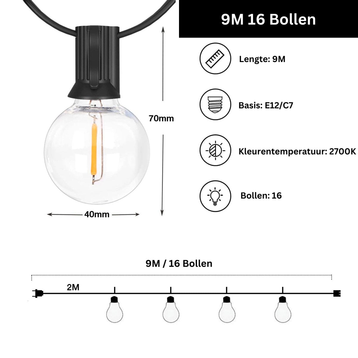 AquaGlow Weerbestendige Buitenlamp - Sfeervolle Waterdichte LED Verlichting Voor Tuin