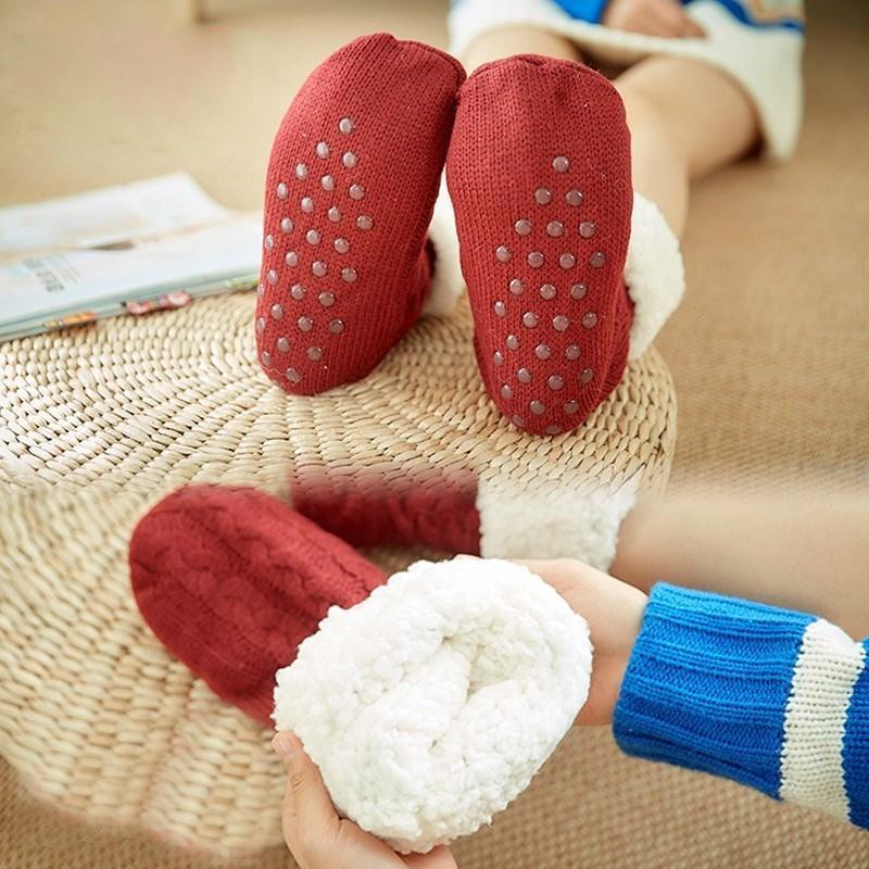 Warme Huissokken met Anti-Slip voor Koude Voeten