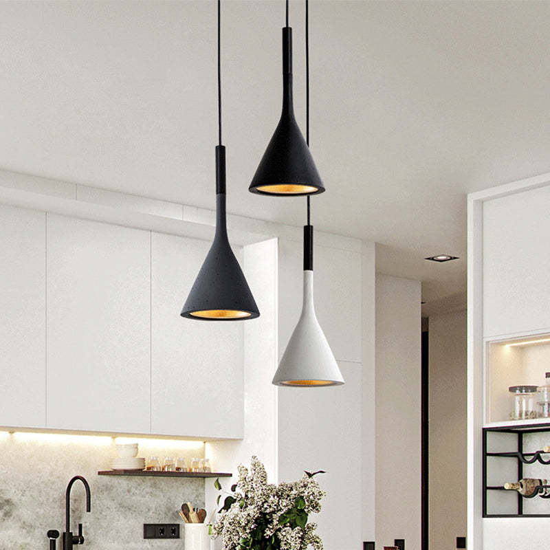 Moderne Driehoek Hanglamp - Scandinavische LED Plafondlamp voor Woonkamer en Eetkamer