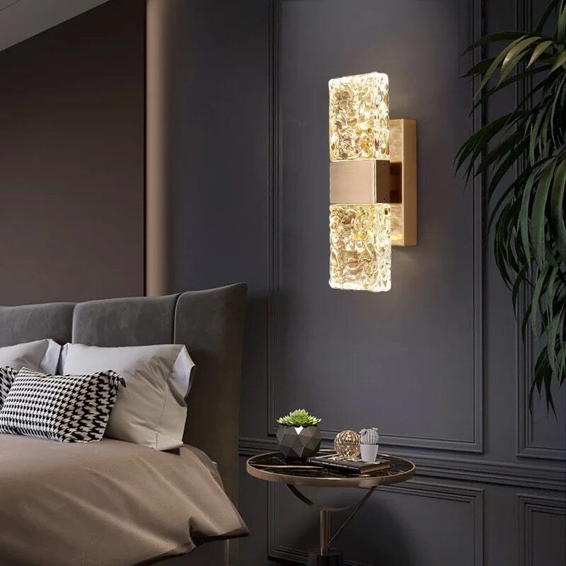 Luxe LED-Wandlamp Met Kristal - Moderne Muurverlichting Voor Hal En Woonkamer