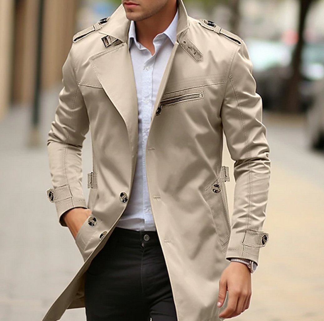 Archer™ Elegante Trenchcoat voor Heren