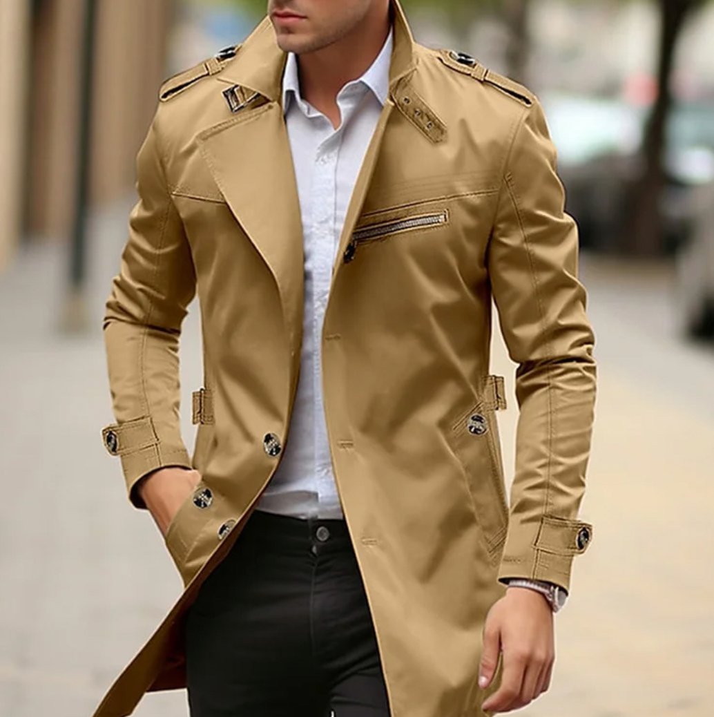 Archer™ Elegante Trenchcoat voor Heren