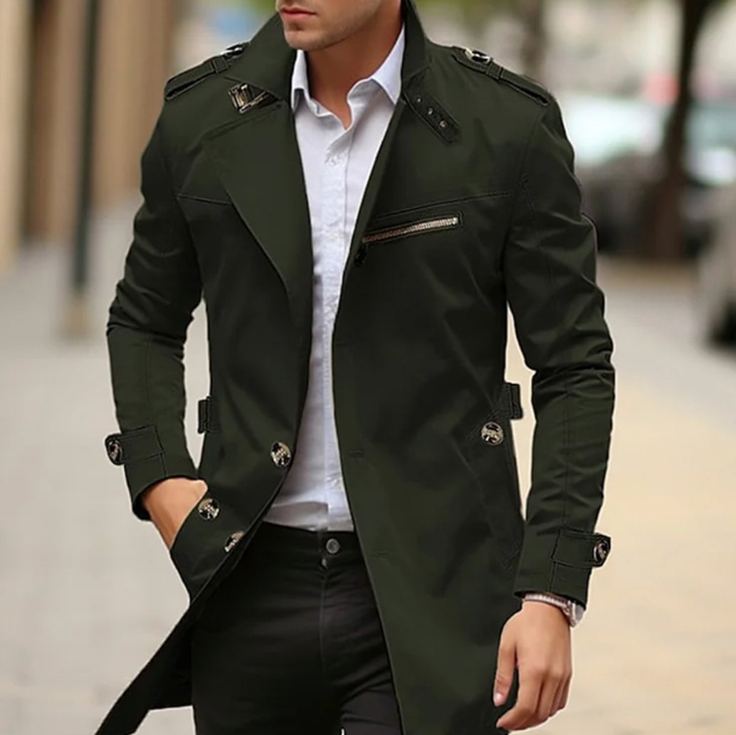 Archer™ Elegante Trenchcoat voor Heren