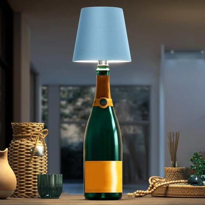 BottleLume™ Verlichtingsfles | Unieke Tafellamp voor Binnen en Buiten