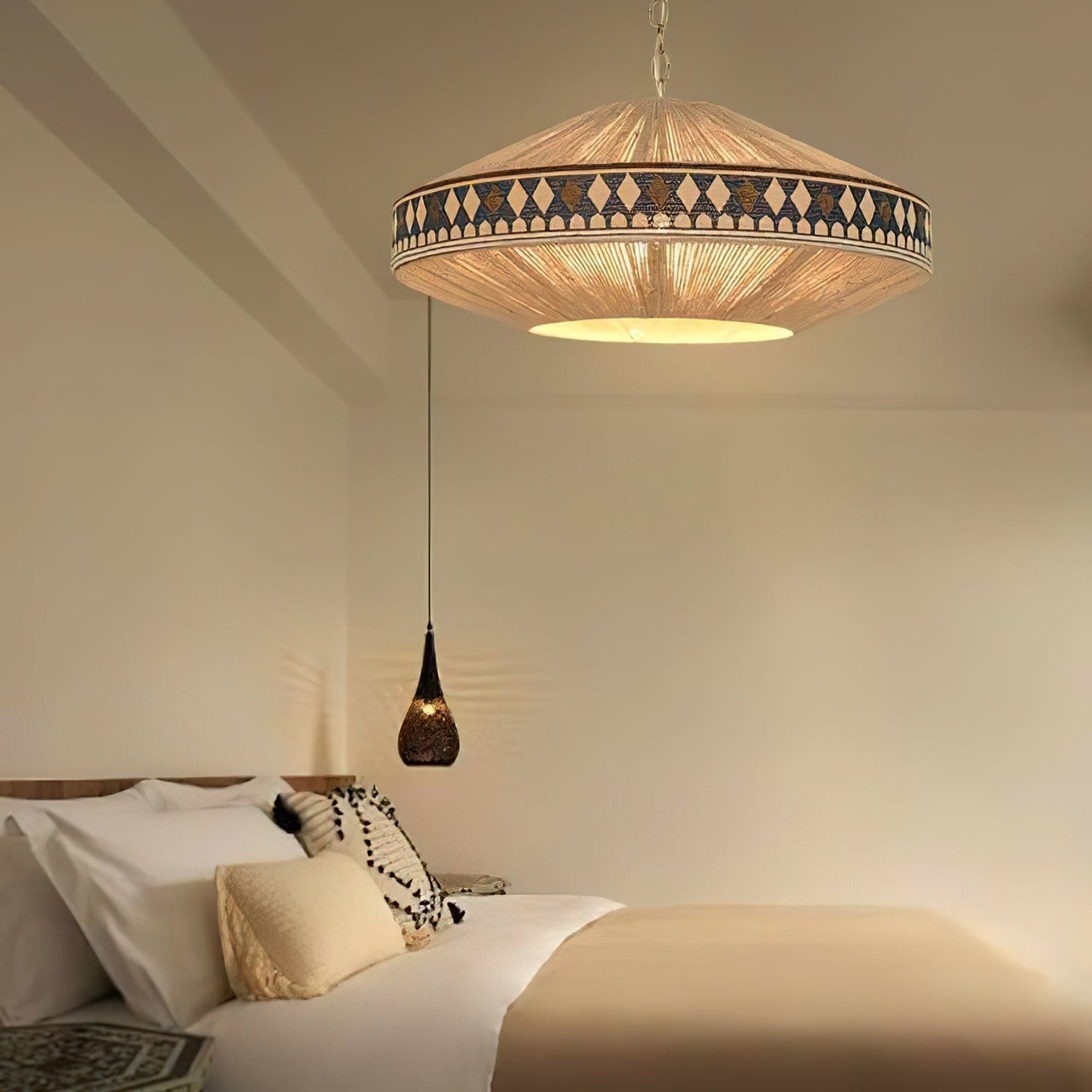 FringeGlow™ Boheemse Hanglamp – Stijlvolle Verlichting met Ambachtelijk Ontwerp voor Elke Kamer