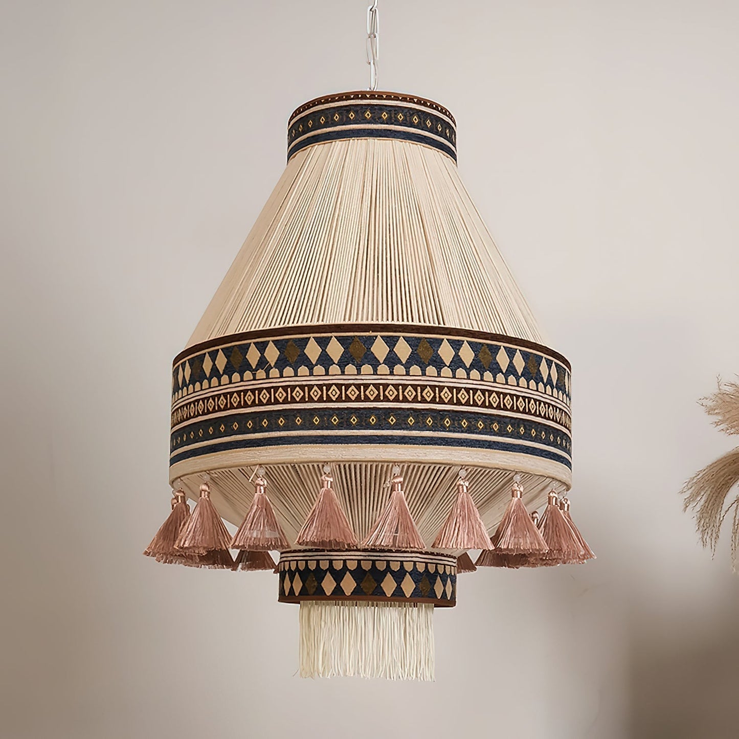 FringeGlow™ Boheemse Hanglamp – Stijlvolle Verlichting met Ambachtelijk Ontwerp voor Elke Kamer