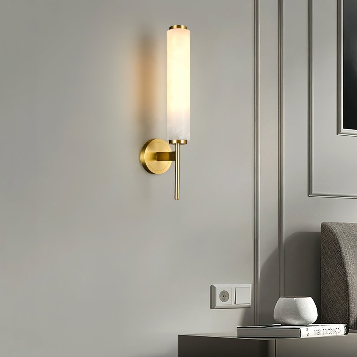 Moderne Wandlamp Met LED Buis - Luxe Sfeerverlichting Voor Woonkamer en Hal