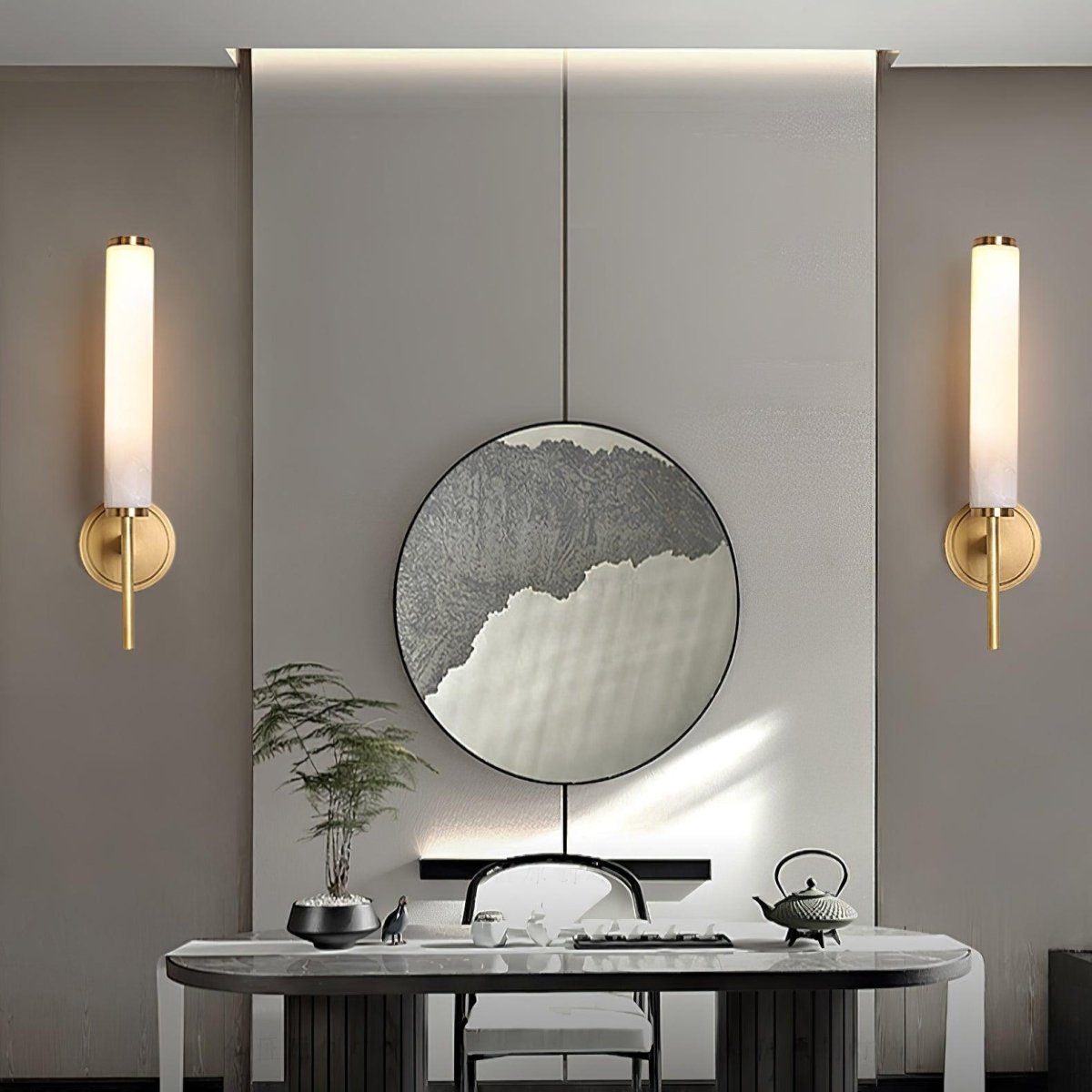 Moderne Wandlamp Met LED Buis - Luxe Sfeerverlichting Voor Woonkamer en Hal