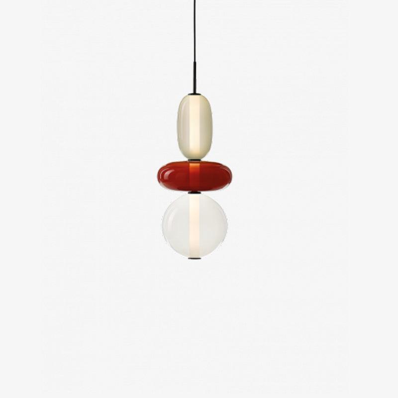 LumaSphere™ Glazen Hanglamp – Moderne LED Verlichting met Kleurrijk Design voor Stijlvol Interieur