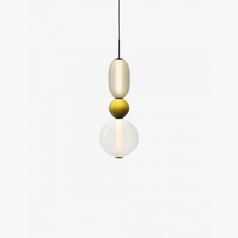 LumaSphere™ Glazen Hanglamp – Moderne LED Verlichting met Kleurrijk Design voor Stijlvol Interieur