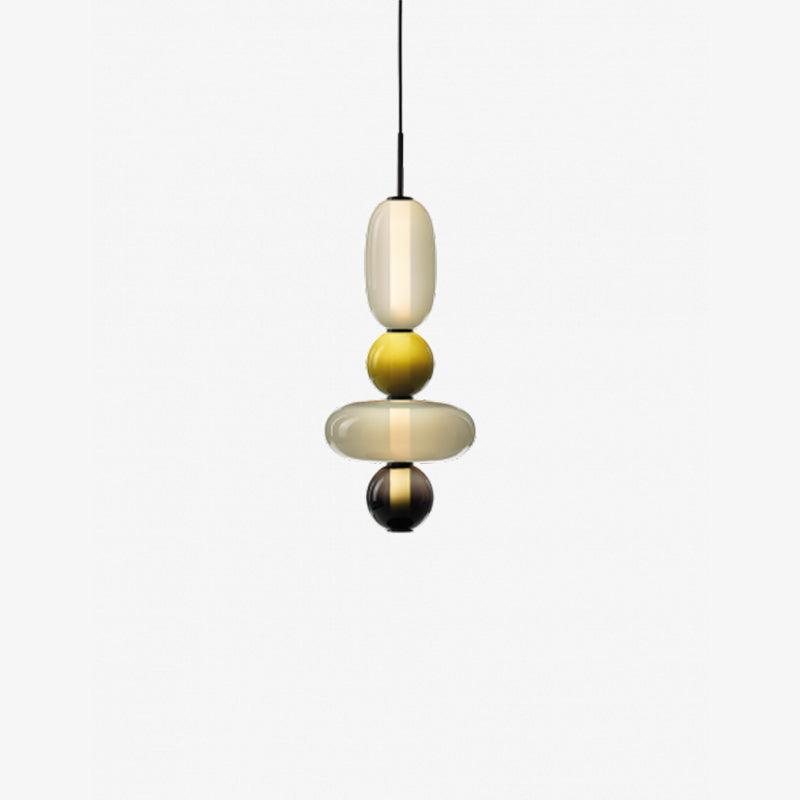 LumaSphere™ Glazen Hanglamp – Moderne LED Verlichting met Kleurrijk Design voor Stijlvol Interieur