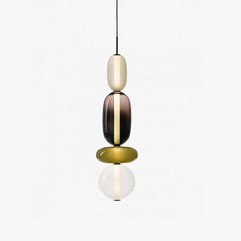 LumaSphere™ Glazen Hanglamp – Moderne LED Verlichting met Kleurrijk Design voor Stijlvol Interieur