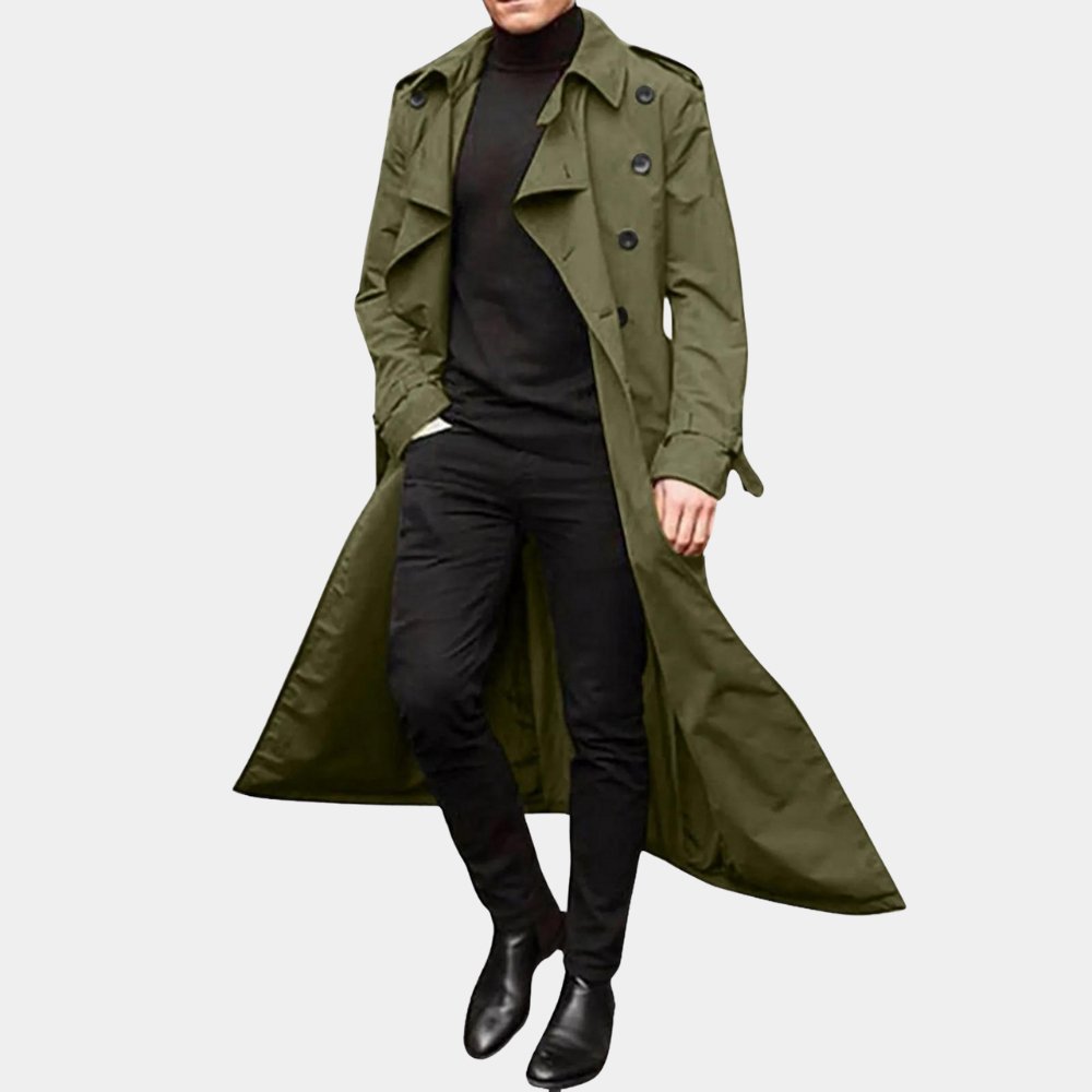 Elio™ Casual Trenchcoat voor Heren