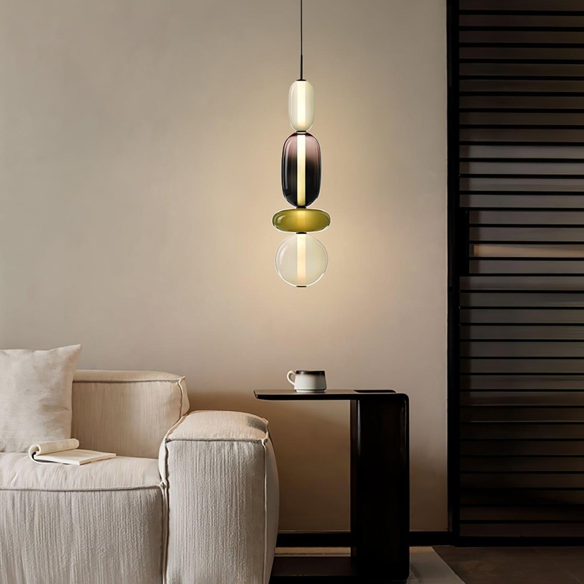 LumaSphere™ Glazen Hanglamp – Moderne LED Verlichting met Kleurrijk Design voor Stijlvol Interieur