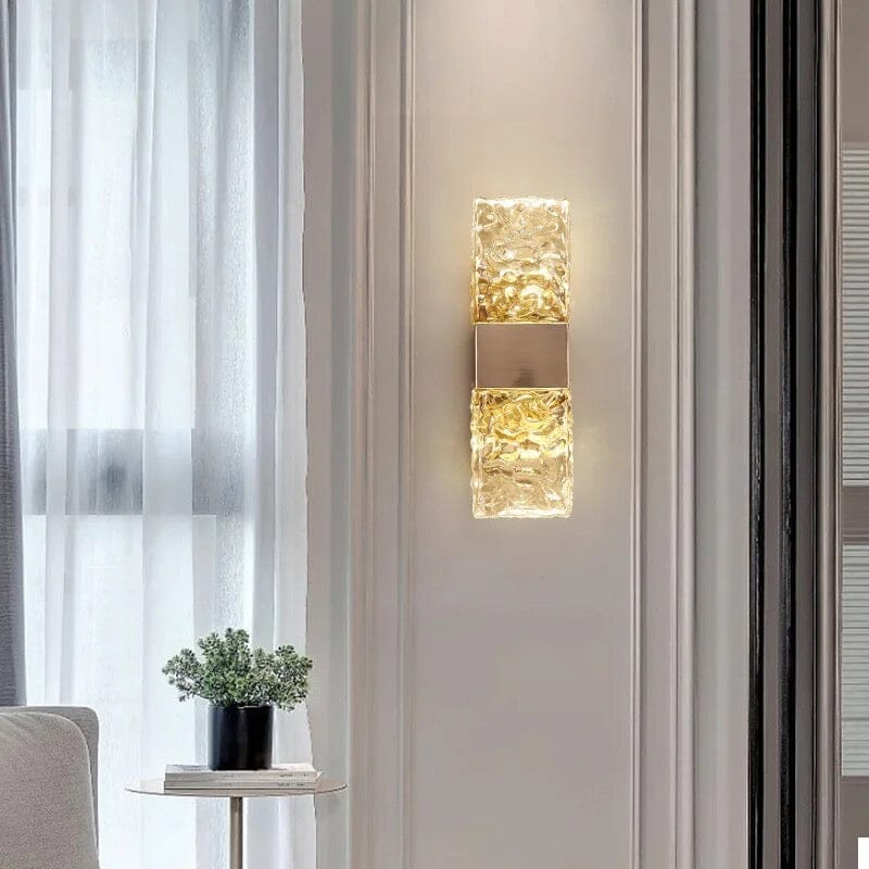 Luxe LED-Wandlamp Met Kristal - Moderne Muurverlichting Voor Hal En Woonkamer