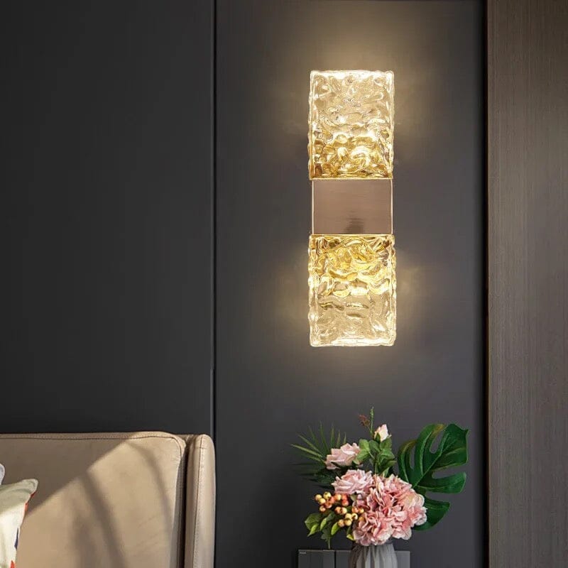 Luxe LED-Wandlamp Met Kristal - Moderne Muurverlichting Voor Hal En Woonkamer