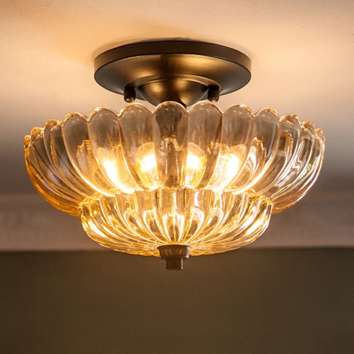 CoveGlow Vintage Plafondlamp voor Woonkamer en Hal