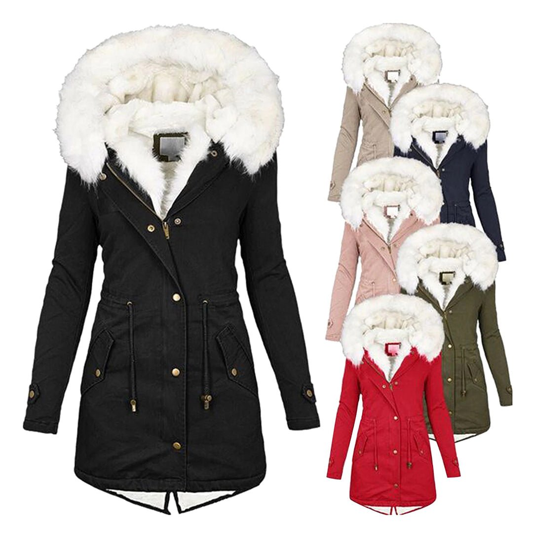 Aria™ Lange Winterjas met Capuchon