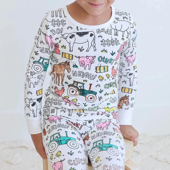 PyjamaArt™ – Inkleurbare Kinder Pyjama – Creativiteit en Slaapplezier Gecombineerd