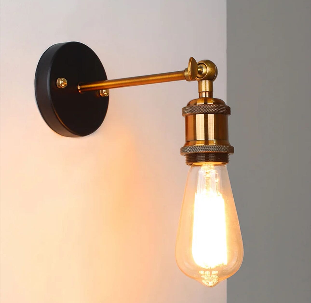 Vintage Wandlamp Industrieel - Retro LED Muurverlichting Voor Woonkamer en Keuken