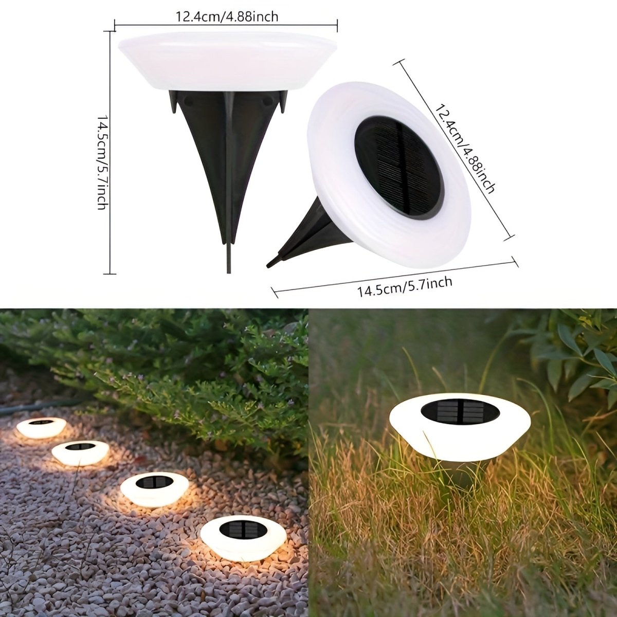 Heliora Grondlamp – Moderne Ingegraven LED Buitenverlichting op Zonne-energie