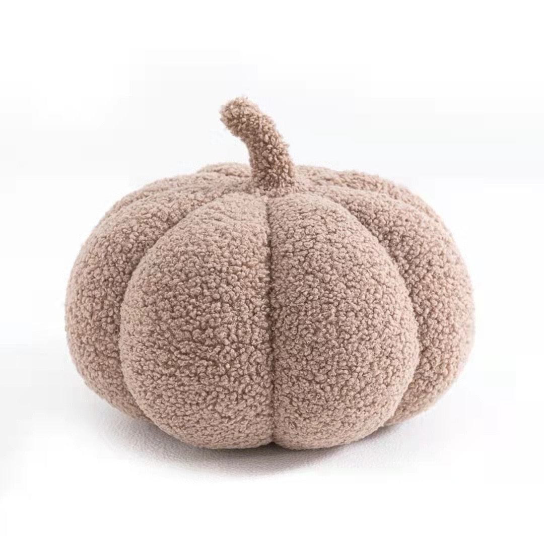 Pluche Pompoen Kussen - Zacht Decoratief Sierkussen voor Herfst en Halloween