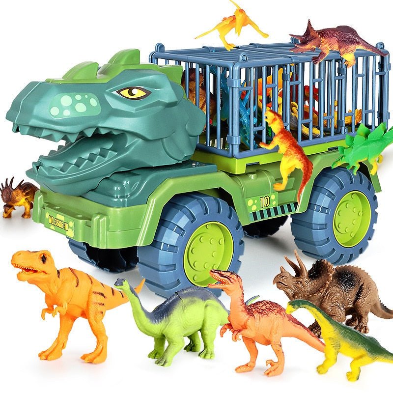 DinoTruck™ Speelgoedtruck met Dino's - Interactief Bouwspeelgoed voor Kinderen