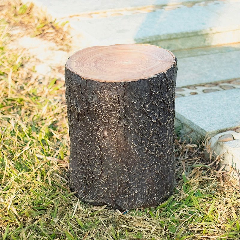 Naturion - Boomstronk Buitenlamp, Authentieke en Duurzame Verlichting voor Tuin en Terras