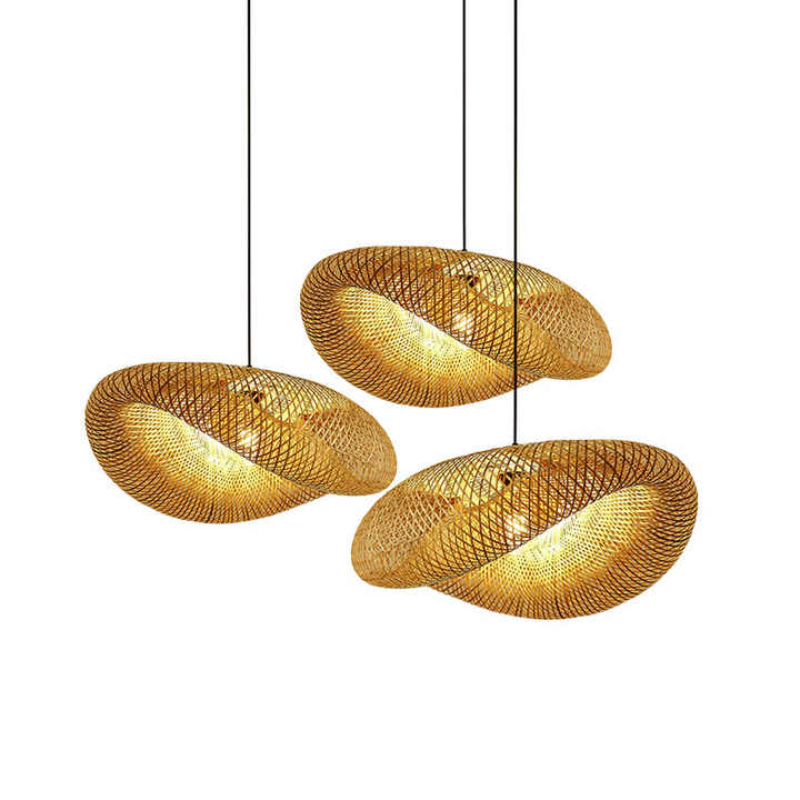 BambooGlow™ Hanglamp | Stijlvolle Bamboe Verlichting voor Natuurlijke Warmte