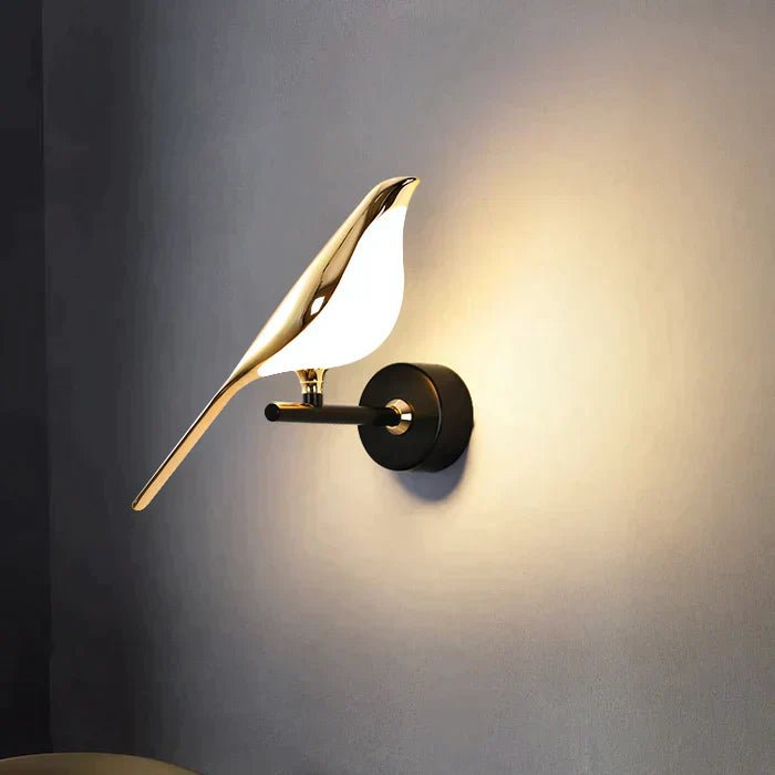 Aviora - Scandinavische LED Vogel Wandlamp voor Moderne Verlichting