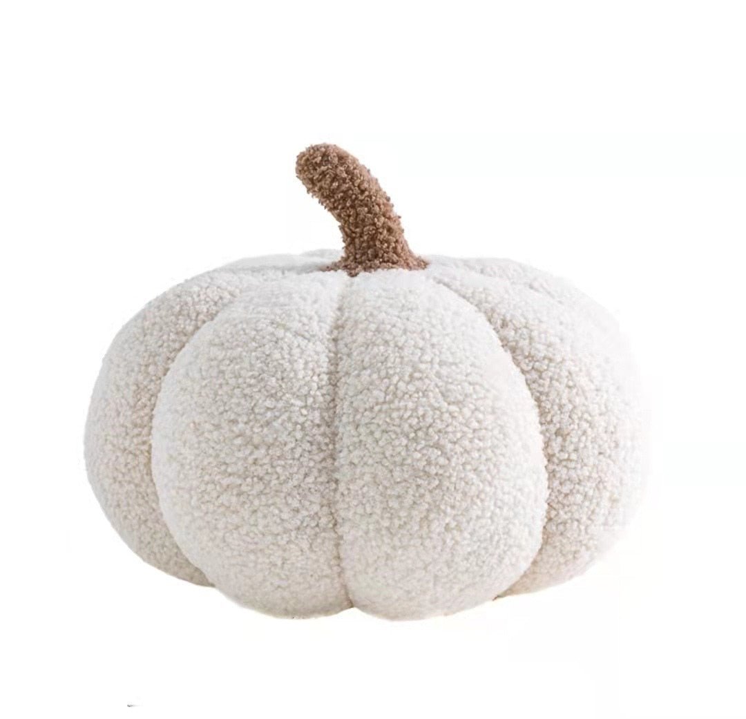 Pluche Pompoen Kussen - Zacht Decoratief Sierkussen voor Herfst en Halloween