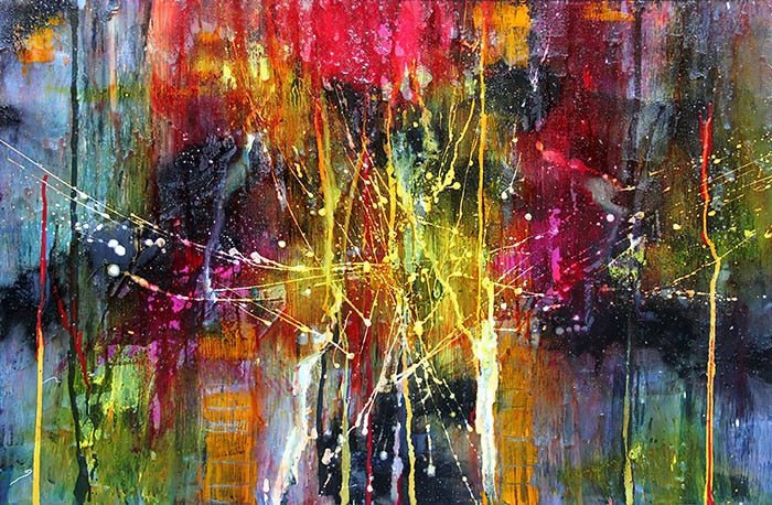 Groot Abstract Schilderij | Modern Kunstwerk Voor Expressieve Wanddecoratie