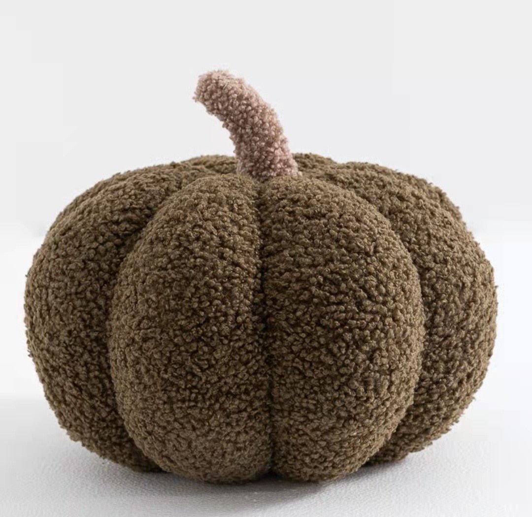 Pluche Pompoen Kussen - Zacht Decoratief Sierkussen voor Herfst en Halloween