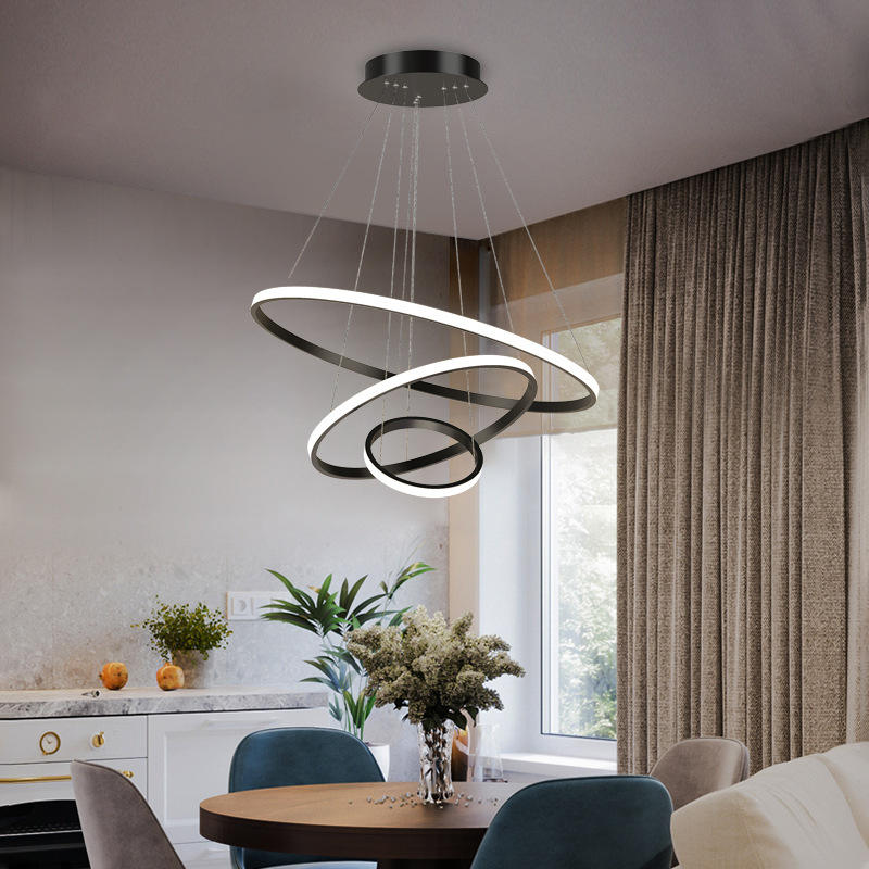 VioraLux™ Moderne LED Plafondlamp | Verstelbare Ringen voor Stijlvolle Verlichting