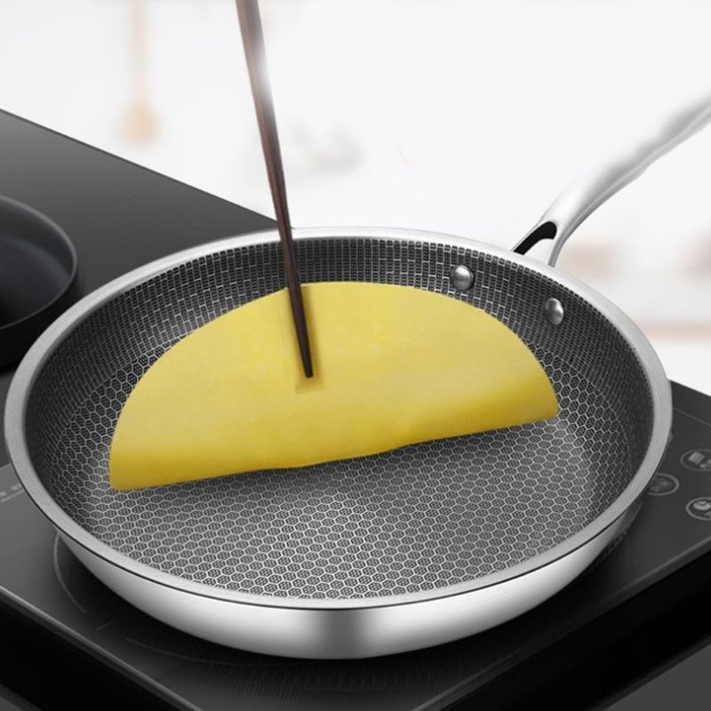 ProCook™ Anti-aanbakpan - Duurzame Honingraat Pan Voor Perfect Koken