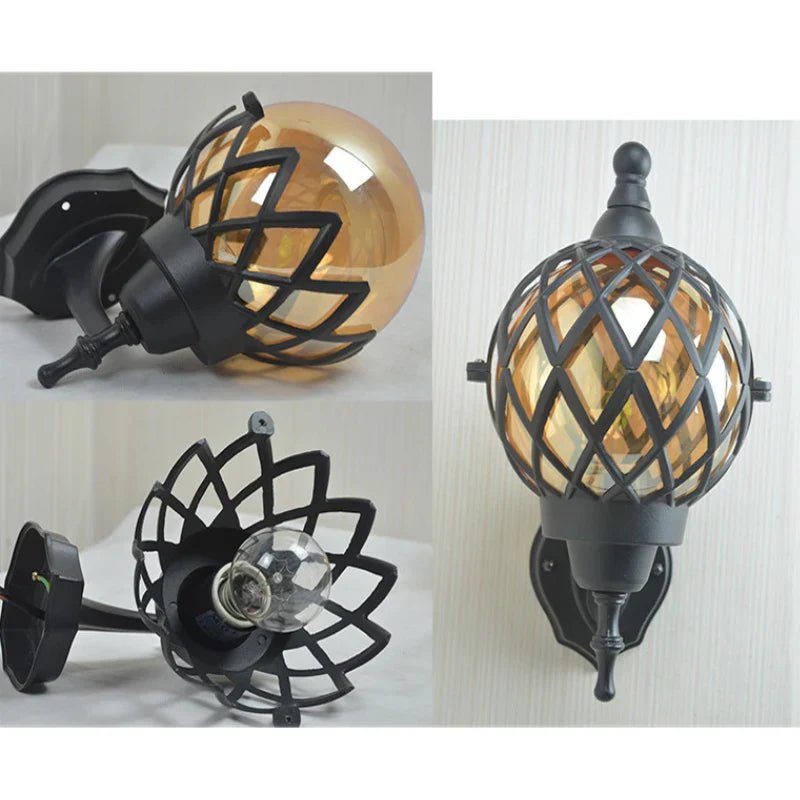 AuroVintor - Retro Buiten wandlamp, Waterdicht en Perfect voor Balkons en Tuinen