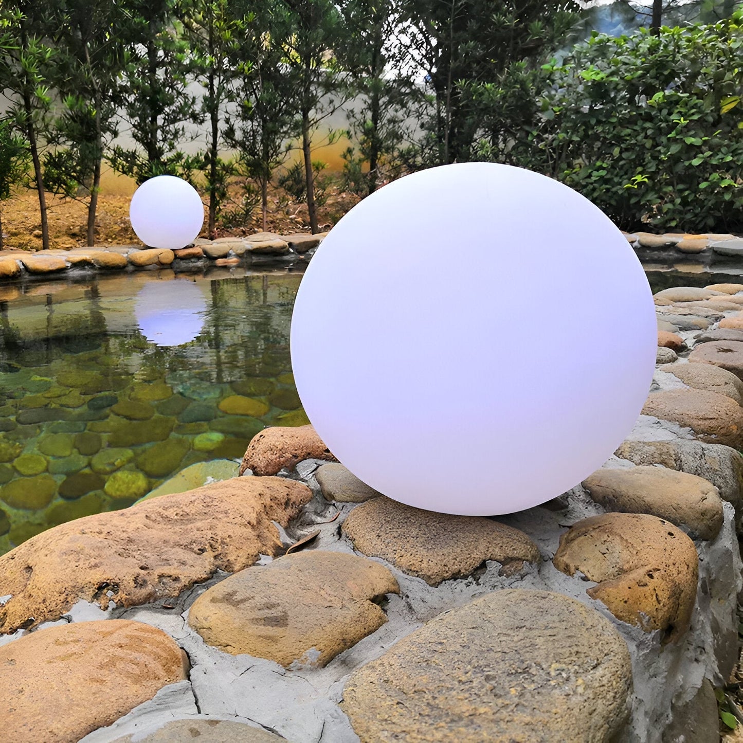 GlimmerGlow™ Kleurenwisselende LED Bollen | Waterdichte Zwevende Verlichting voor Buiten