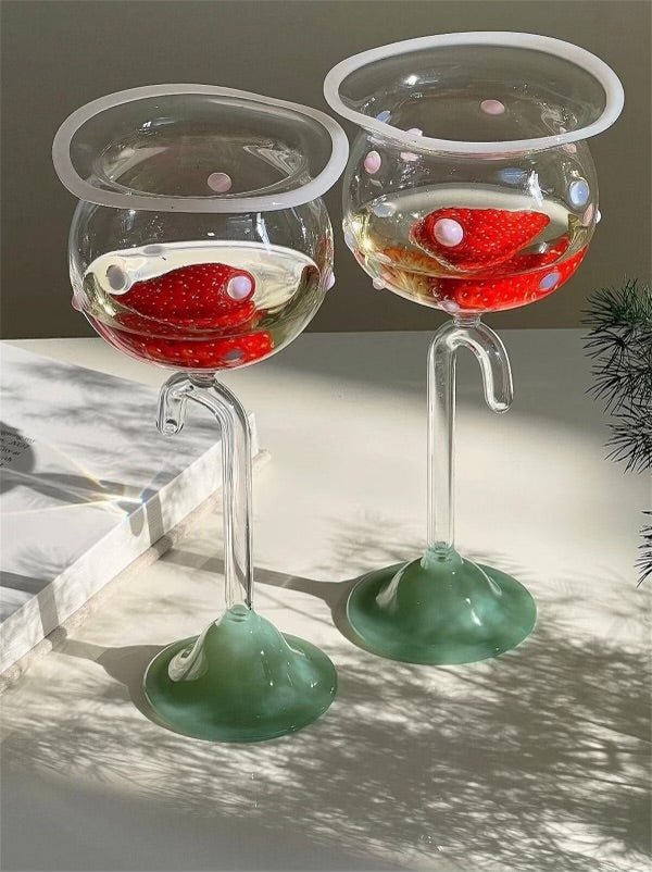 Unieke Lollipop Wijnglas - Wijn Glazen met Origineel Ontwerp